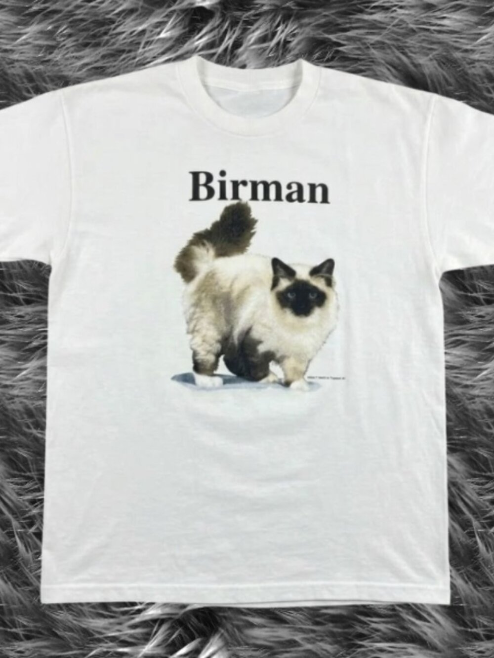 Birman Cat Graphic T-Shirt | Cute Fluffy Animal Pet Lover Tee